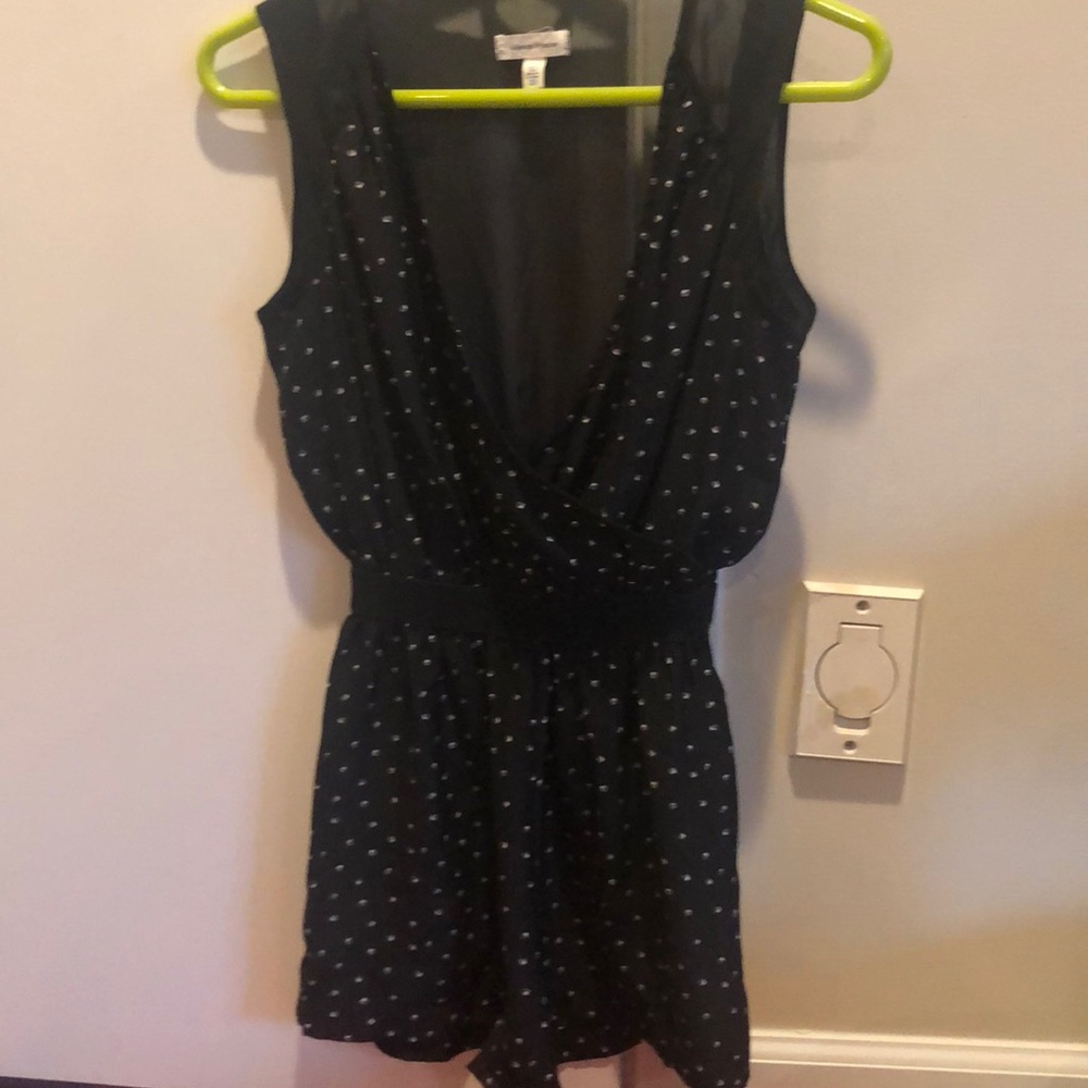 Low cut romper